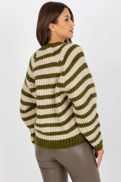 Khaki-bēgera krāsas džemperis Damenam