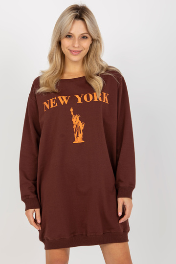 Bluza VI-BL-3212.15X D.BRŪNA/ORANŽA 2