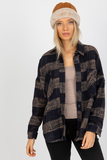 Tumši zils un tumši pelēks...