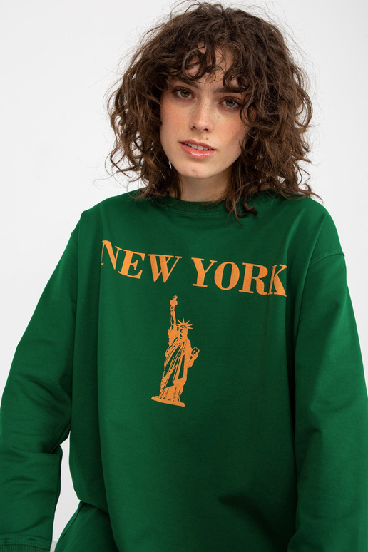 Bluza VI-BL-3212.15X D.ZAĻA/ORANŽA