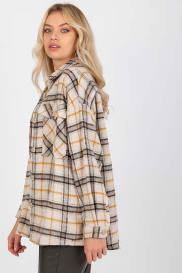 Bēšs sieviešu silts rūtains... 2