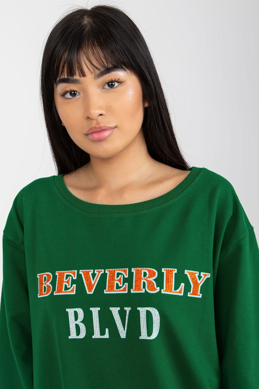 Bluza VI-BL-3075.64P TUMŠI ZAĻS Bluza VI-BL-3075.64P TUMŠI ZAĻS