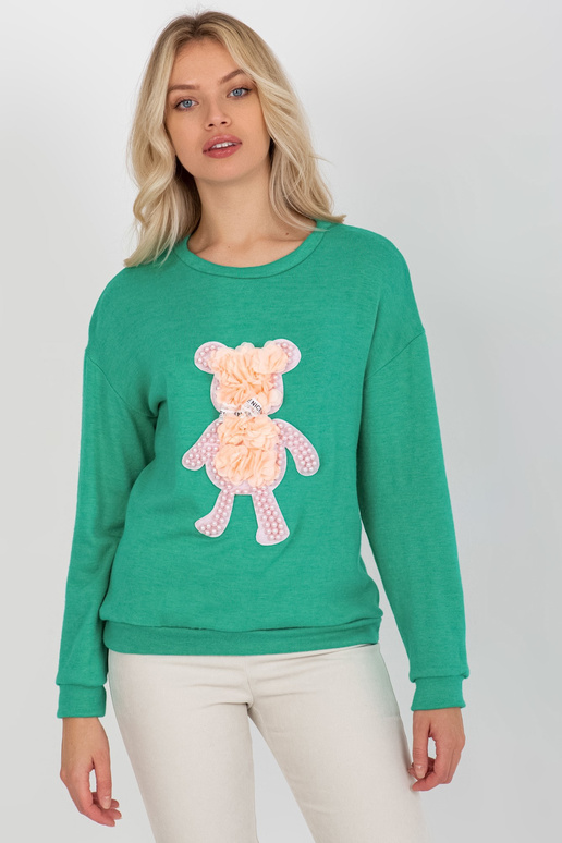 Klasisks tirkīza sieviešu džemperis...