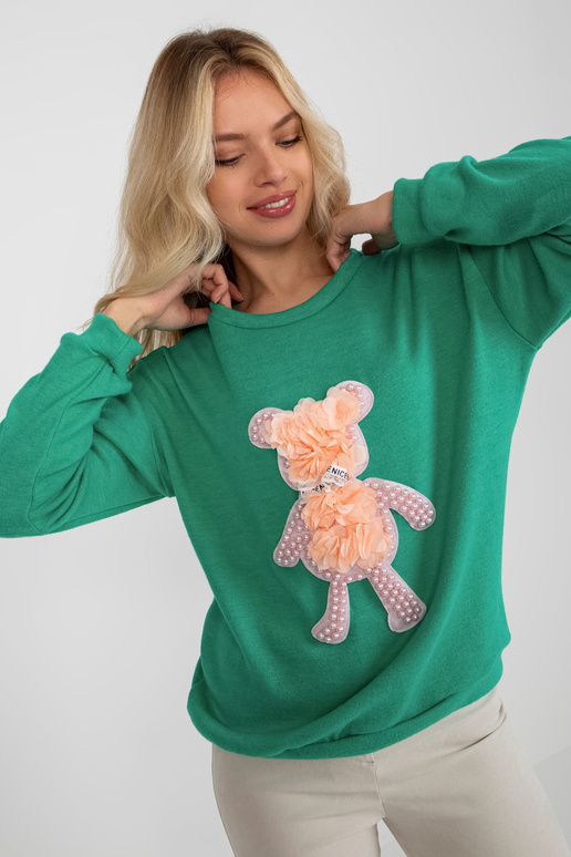 Klasisks tirkīza sieviešu džemperis...