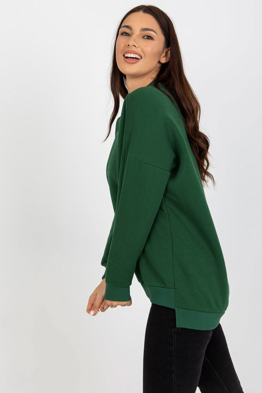 Dunkelgrünes Basic džemperis ar... Dunkelgrünes Basic džemperis ar...