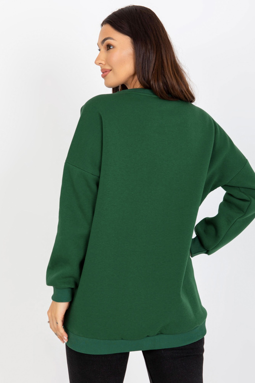 Dunkelgrünes Basic džemperis ar... Dunkelgrünes Basic džemperis ar...