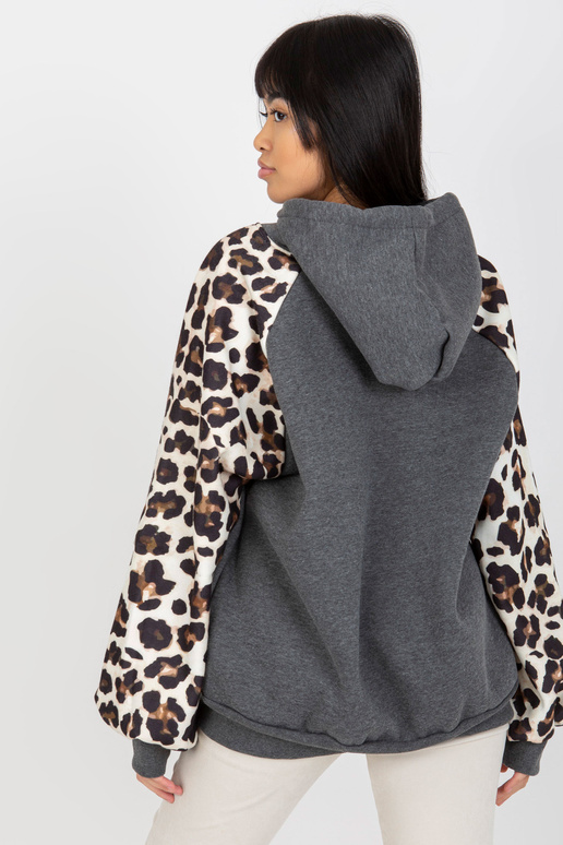 Maikla tumši pelēks sporta krekls ar...