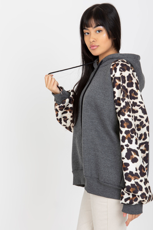 Maikla tumši pelēks sporta krekls ar...