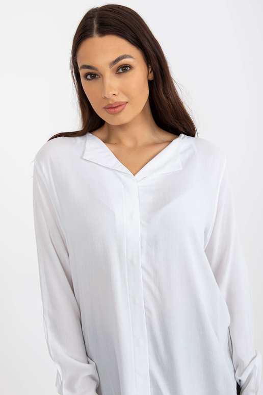 Balta asimetriska blūze no viskozes...
