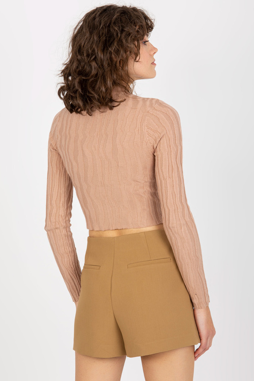 Tumši smilškrāsas pieguļošs īss...