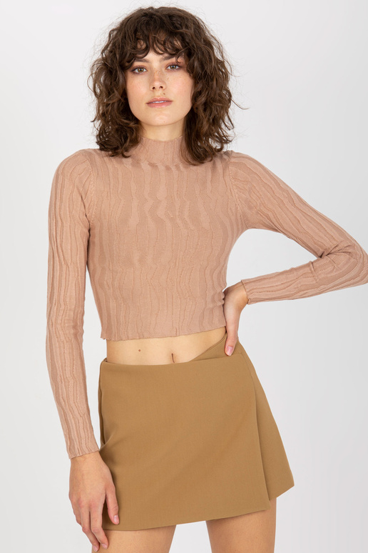 Tumši smilškrāsas pieguļošs īss...