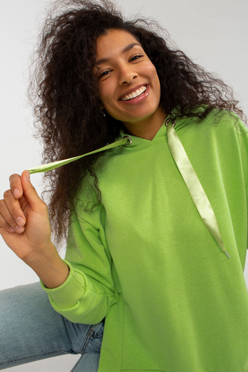 Gaiši zaļš sporta krekls ar...