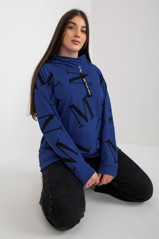 Tumši zila sieviešu lielizmēra...