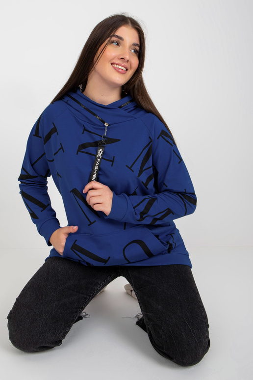 Tumši zila sieviešu lielizmēra...