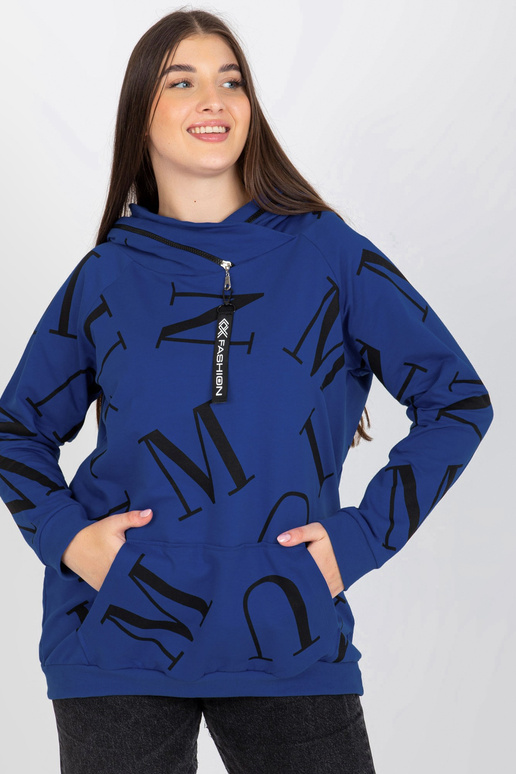 Tumši zila sieviešu lielizmēra...