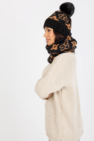 Black and Camel Damen...