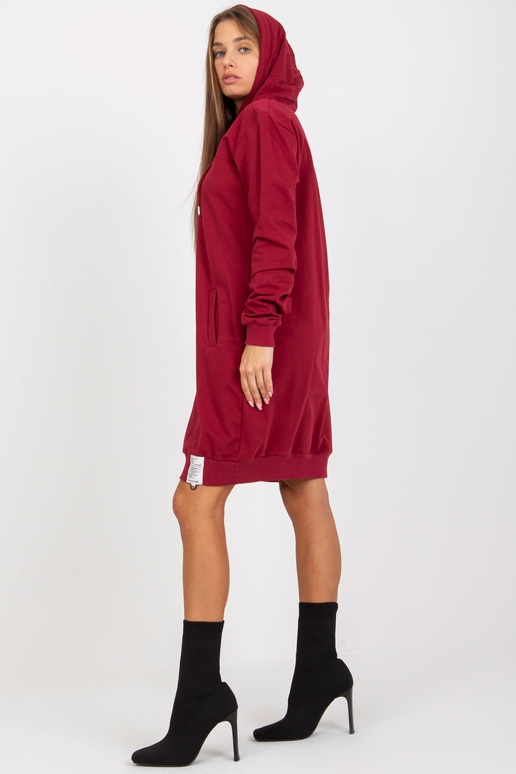 Bordo kokvilnas pamata sporta krekla...