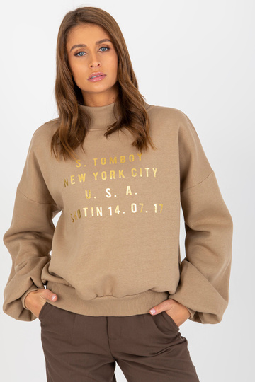 Dunkelbeiges džemperis ar...