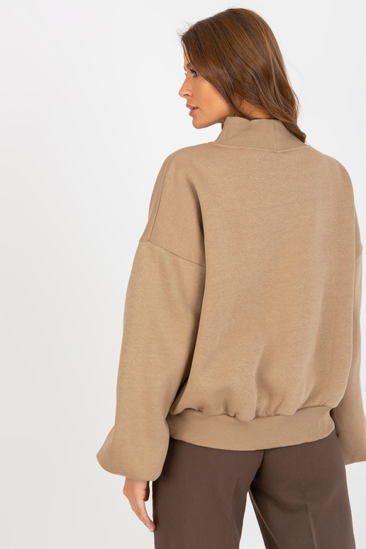 Dunkelbeiges džemperis ar apdruku un...