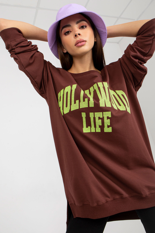 Bluza VI-BL-3102.01P D.BRŪNA/ZAĻA