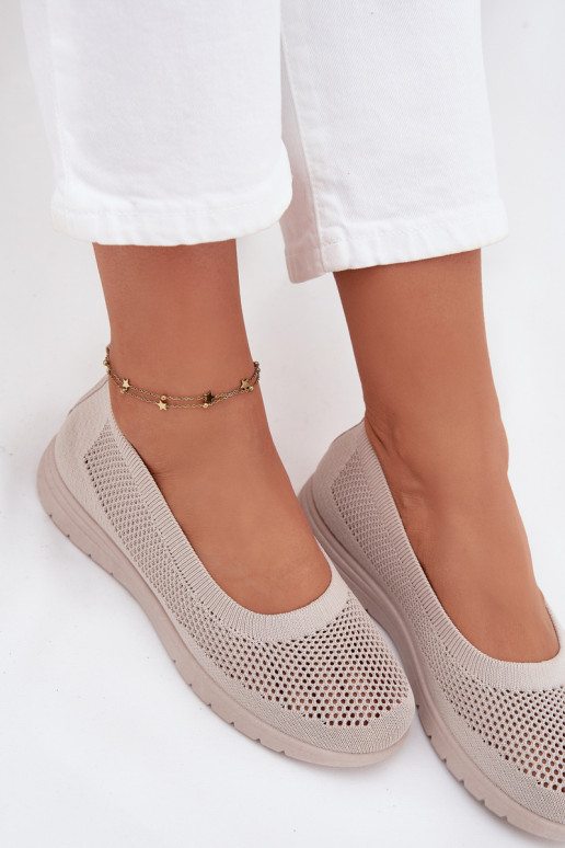  Balerīnas Sportowym Stylu smilšu krāsas Virella