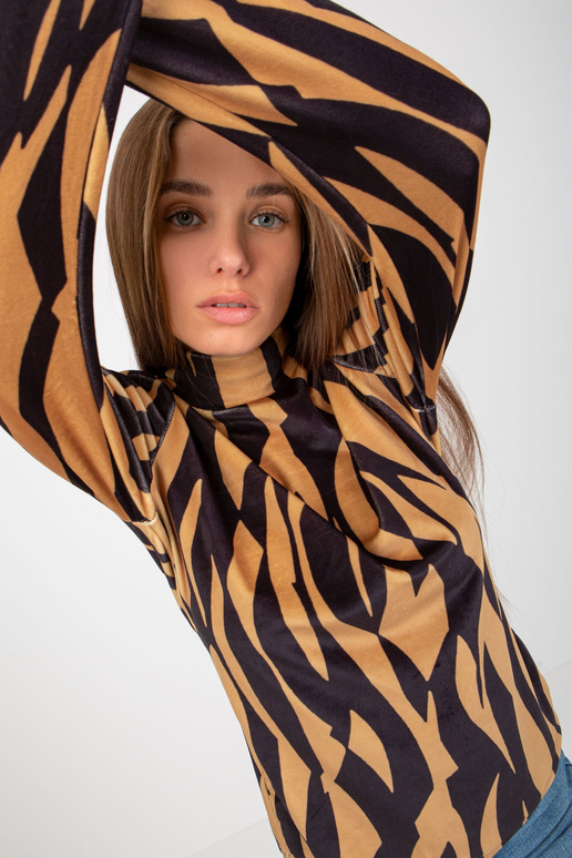 Bluzka-RP-BZ-8187-1.02X-camelowy Bluzka-RP-BZ-8187-1.02X-camelowy