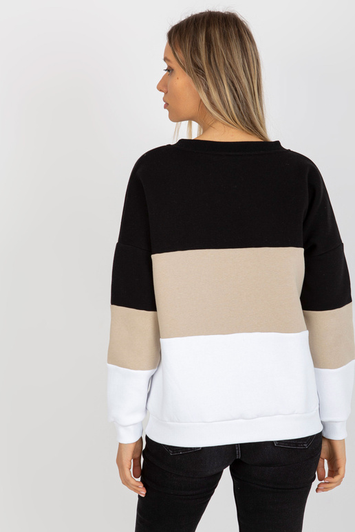 Melns un bēšs sporta krekls ar...