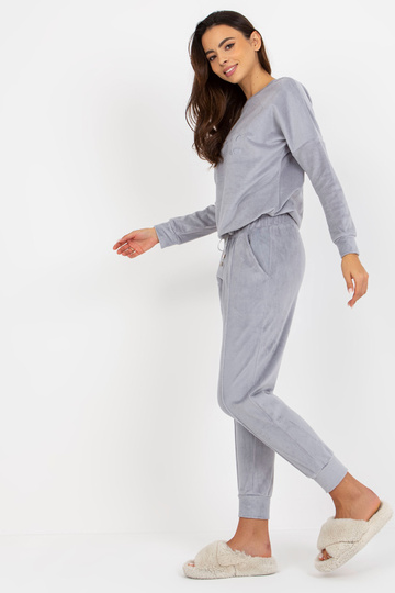 Pidžama-BR-PI-9125-pelēka