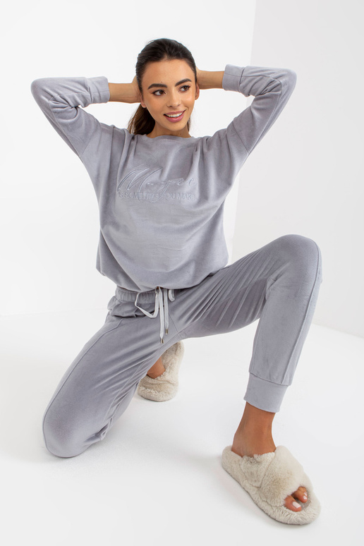 Pidžama-BR-PI-9125-pelēka