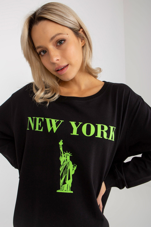 Bluza VI-BL-3212.15X MELNS/ZAĻS