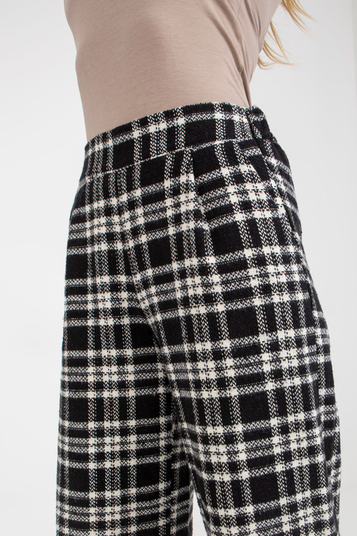 Schwarze Hose aus Wollstoff