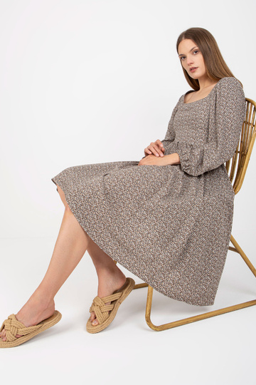 Bēša midi kleita ar...