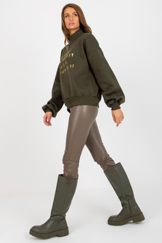 Khakifarbenes Džemperis ar Print und...