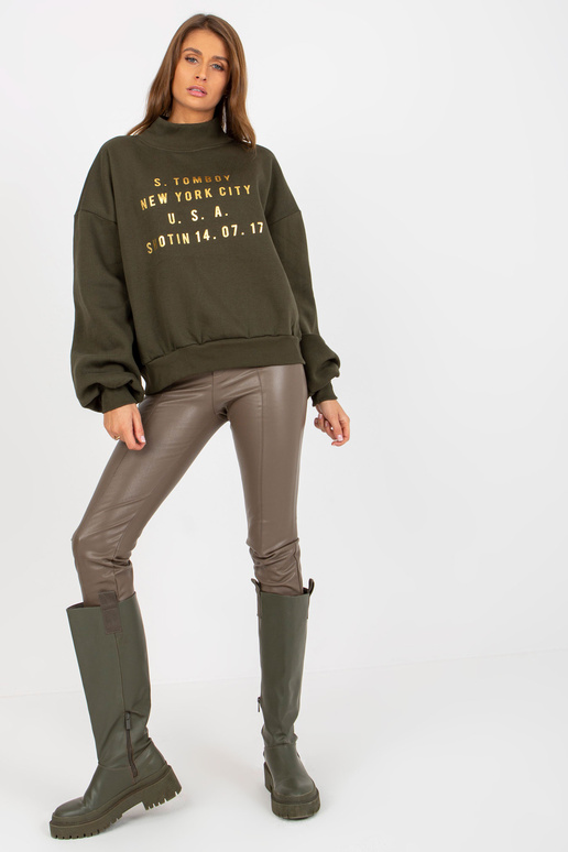 Khakifarbenes Džemperis ar Print und...