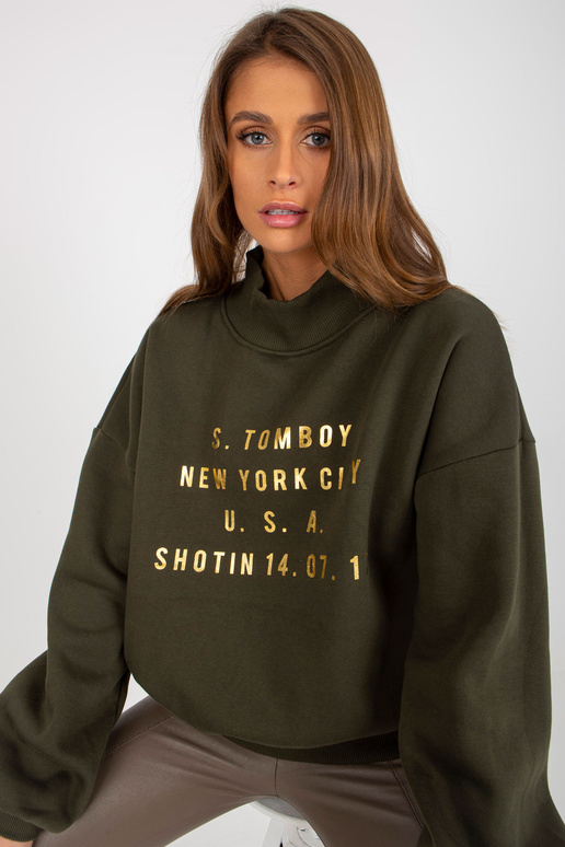 Khakifarbenes Džemperis ar Print und...