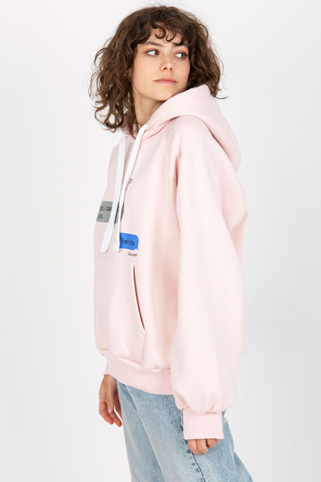 Gaiši rozā sporta krekls ar...