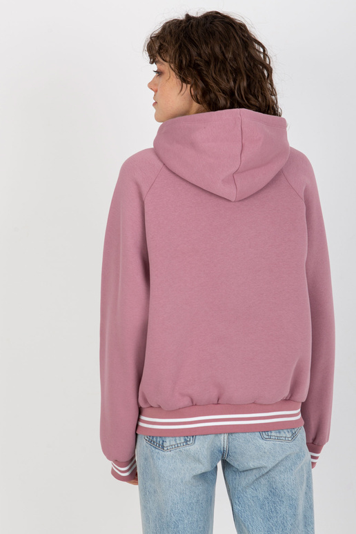 Netīri rozā džemperis ar kapuci ar...