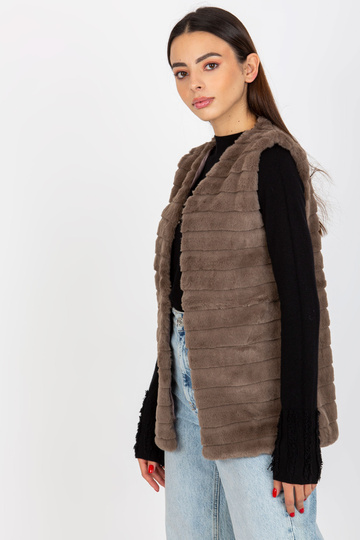 Brūna kažokādas veste ar... 2