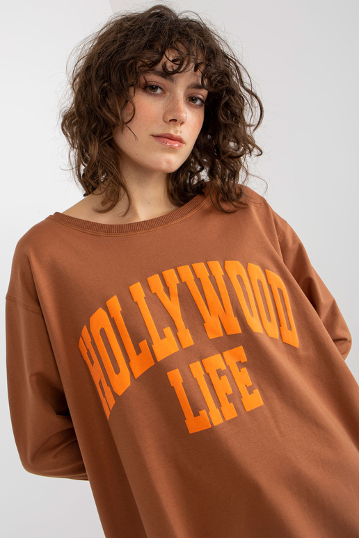 Bluza VI-BL-3102.01P L.BRŪNA/ORANŽA