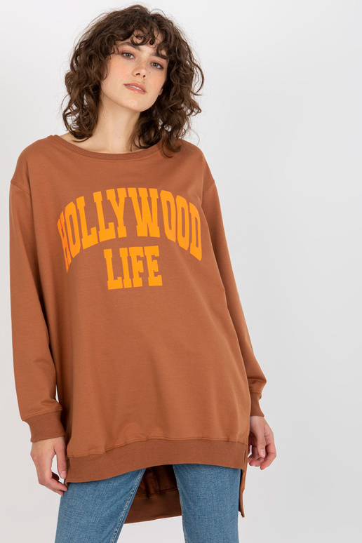 Bluza VI-BL-3102.01P L.BRŪNA/ORANŽA
