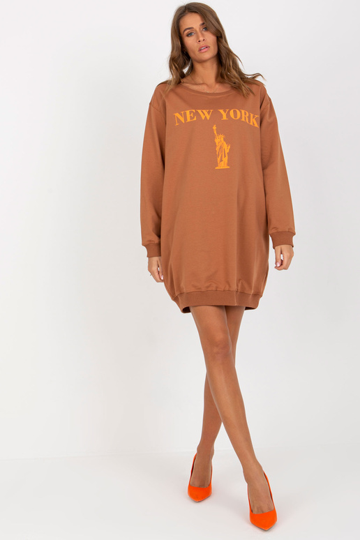 Bluza VI-BL-3212.15X L.BRŪNA/ORANŽA