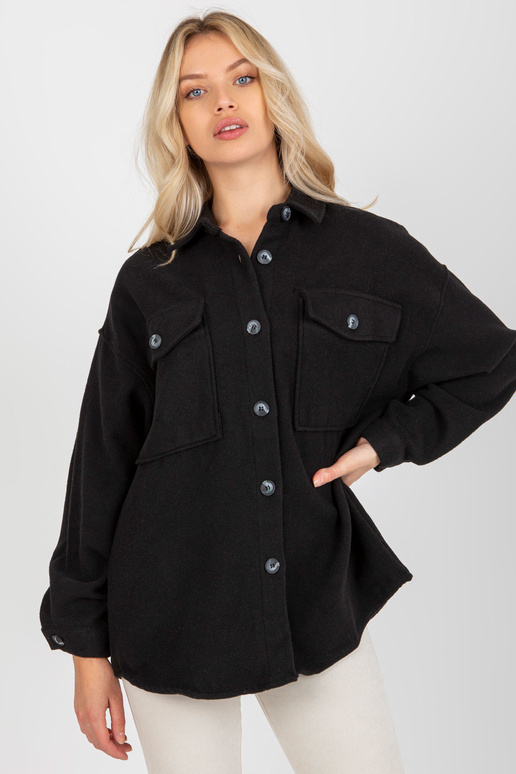 Sieviešu melns virskrekls ar garām...