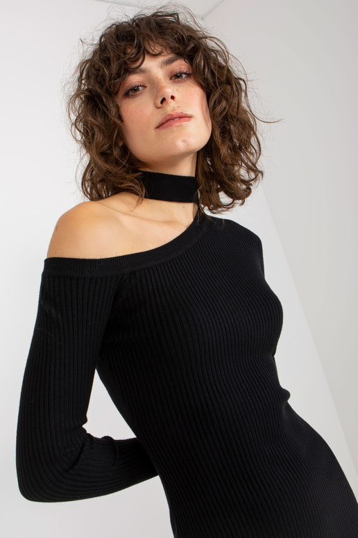 Mini kleita ar melnu svītru