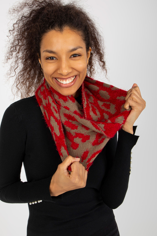 Sarkans un tumši bēšs sieviešu...