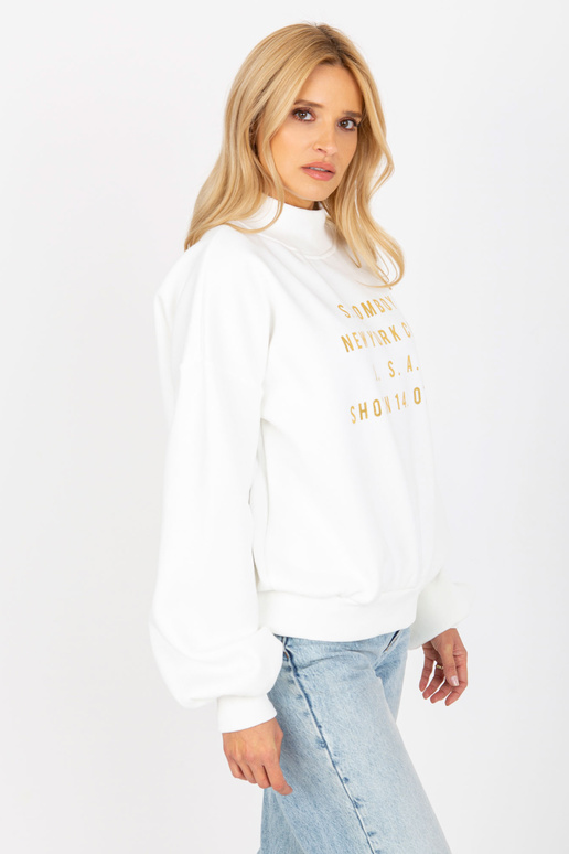 Ecru Cotton Ladies Apdrukas džemperis Ecru Cotton Ladies Apdrukas džemperis