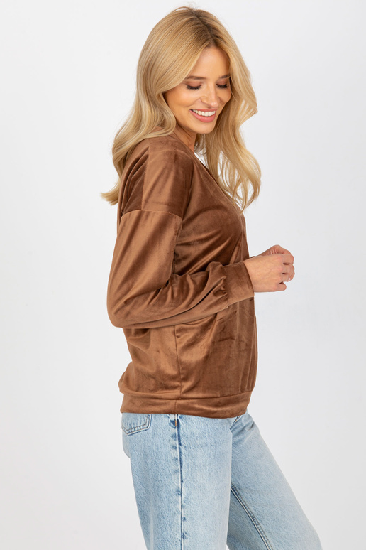 Bluzka-RP-BZ-8188.22X-ciemny brązowy