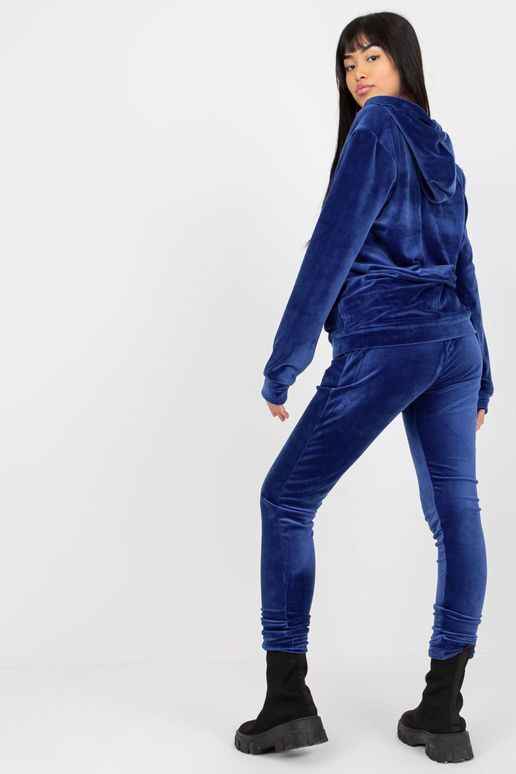 Kobalta sieviešu velūra komplekts ar...