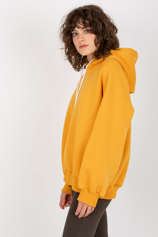 Tumši dzeltens sporta krekls ar...