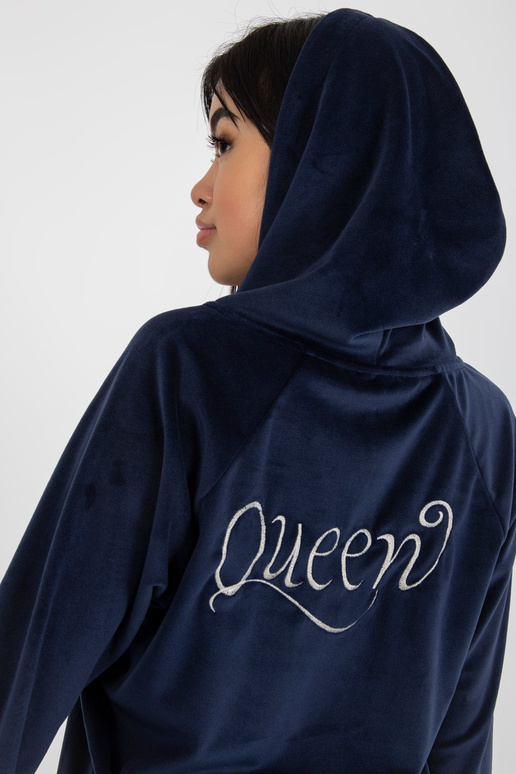 Tumši zils divdaļīgs velūra komplekts...