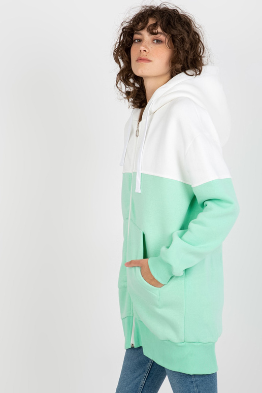 Ecru-mint sporta krekls basic ar...